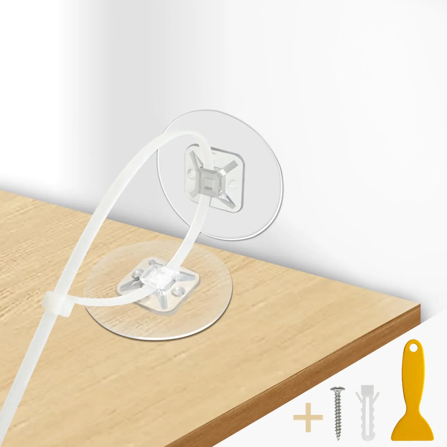 No Drill Furniture Anchor 32 PCS Furniture Straps Wall Anchor Furniture Anchors for Baby Proofing Earthquake Straps Extra Screws Included - TaleezDeals