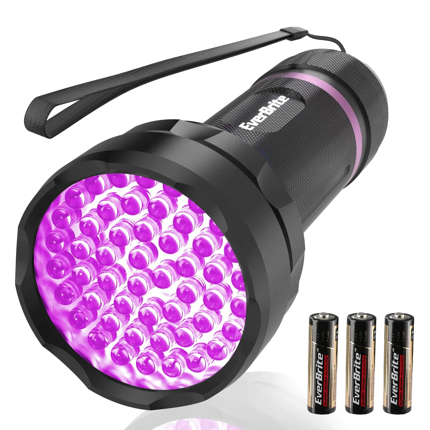 EverBrite UV Flashlight 51 LED Blacklight Flashlights 395nm Black Light Flashlight for Pet Urine Detection Scorpions Dry Stains Bed Bug (Batteries Included) - TaleezDeals