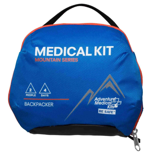Adventure Medical Kits Mountain Series Medical Kit - Backpacker - Emergency Medical First Aid Kit - For 2 People for 4 Days - Comes with a Trauma Pad Medicine Guide Book & More - TaleezDeals