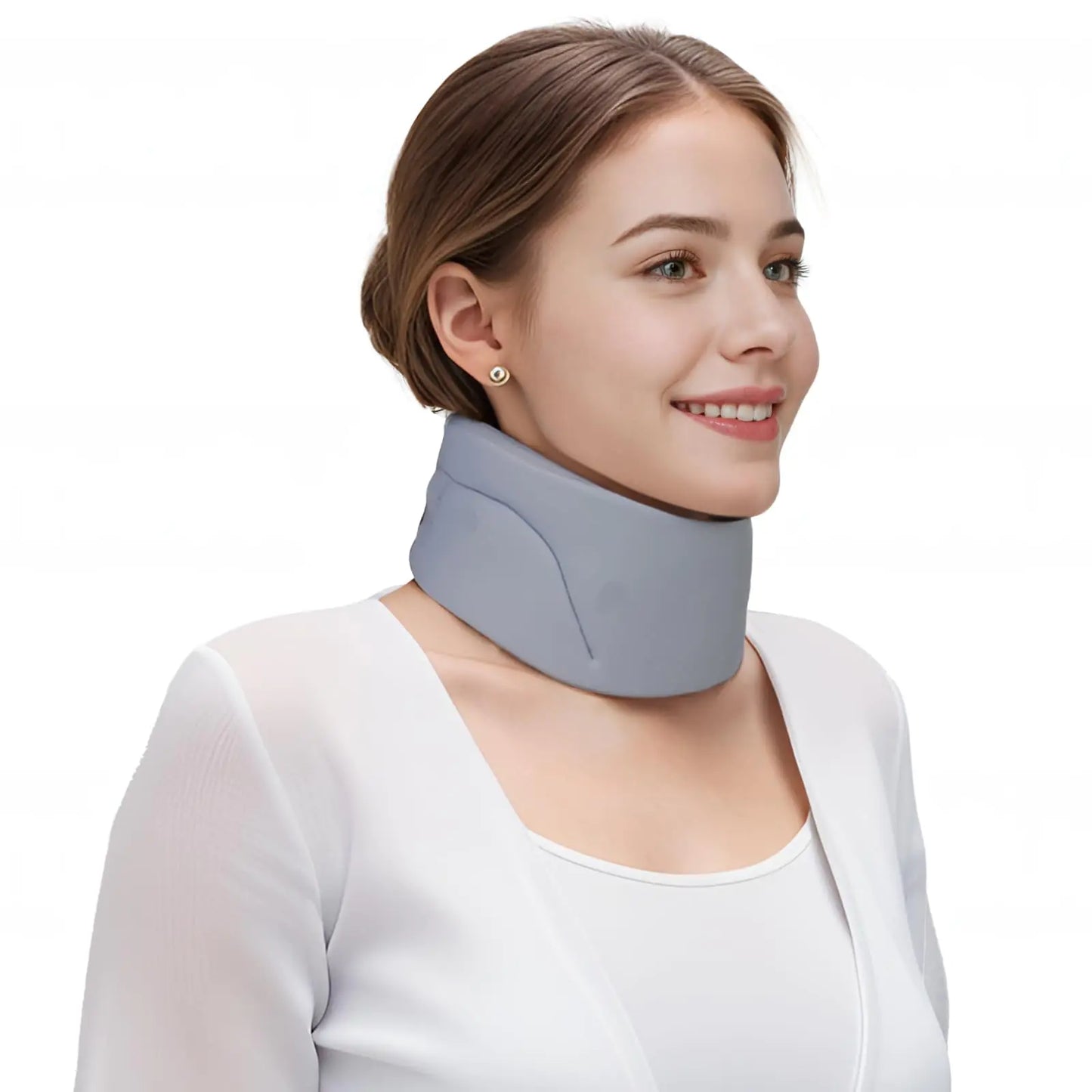SHINSOTE Neck Brace for Sleeping Soft Cervical Collar Cervicorrect Neck Brace for Neck Pain and Support Neck Brace Cervical Collar for Women and Men Wraps Keep Vertebrae Stable and Aligned (L) - TaleezDeals