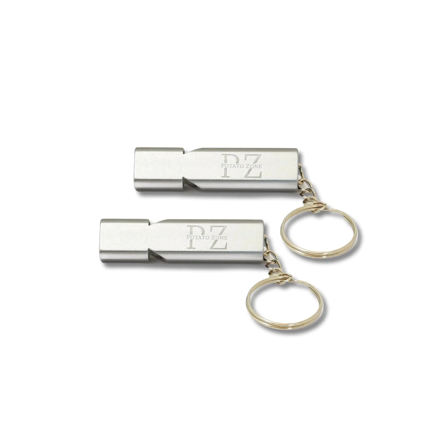 Potato Zone Emergency Whistle – Survival Keychain Whistle Emergency – 120db Loud Safety Whistle for Protection Camping Hiking Sports Dog Training – Portable Metal Whistle - TaleezDeals