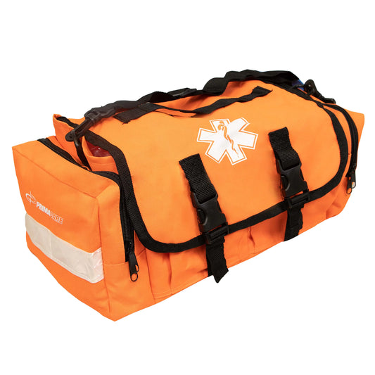 Primacare KB-RO24 Empty First Responder Bag 15"x9"x8" Professional Compartment Kit Carrier for Trauma and Emergency Medical Supplies Orange - TaleezDeals