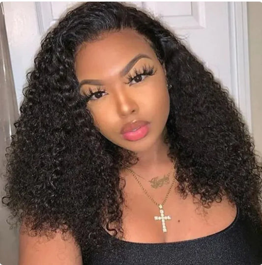 Curly Chic Short Bob Lace Front Wig - TaleezDeals