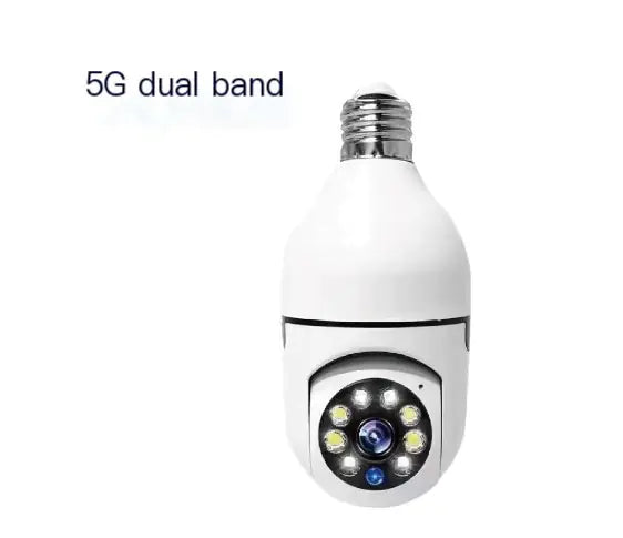 Bulb E27 Surveillance Camera Full Color Night Vision Automatic Human Tracking Zoom Indoor Security Monitor Wifi Mini IP Camera - TaleezDeals