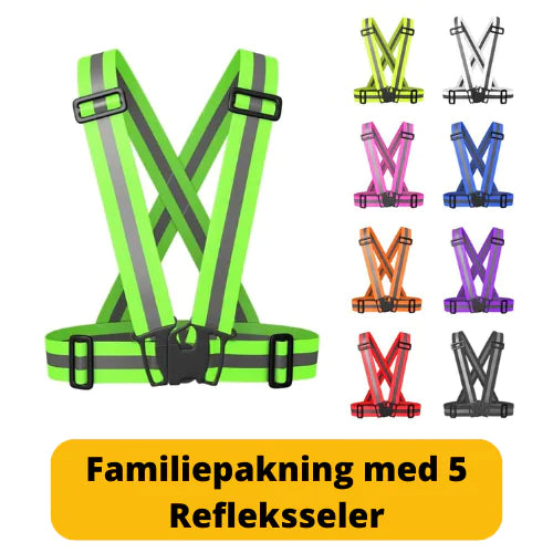 Reflective Vest 5 Pieces - Family Pack - TaleezDeals