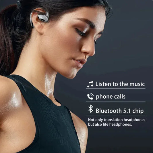 TransLingua  Bluetooth Smart Translation Earphones/Earbuds - TaleezDeals