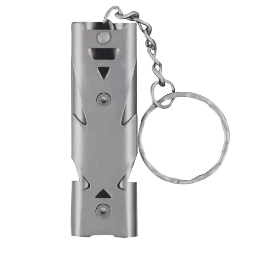 Heptour Whistle Emergency Safety Survival Whistle with Lanyard Keychain High Pitch Double Tubes Coyote Whistle for Hiking Camping Hunting Boating Rescue Signal Whistle Lifeguard - TaleezDeals