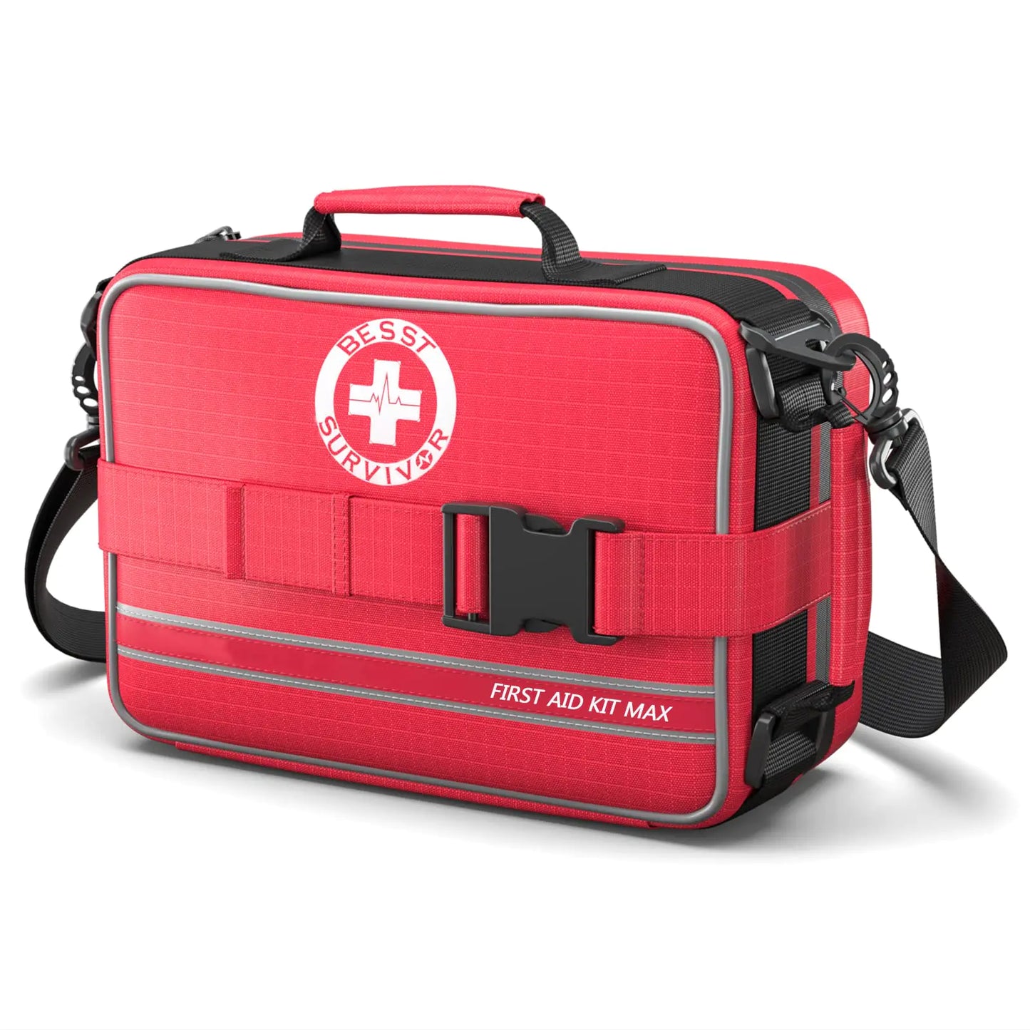 Premium First Aid Kits Labelled Compartments Industries Trauma Kits -MOLLE System Large Emergency Medical Kits for Car Boats Workplace Outdoors Hurricanes 265 Piece Emergency Necessities Kits - TaleezDeals