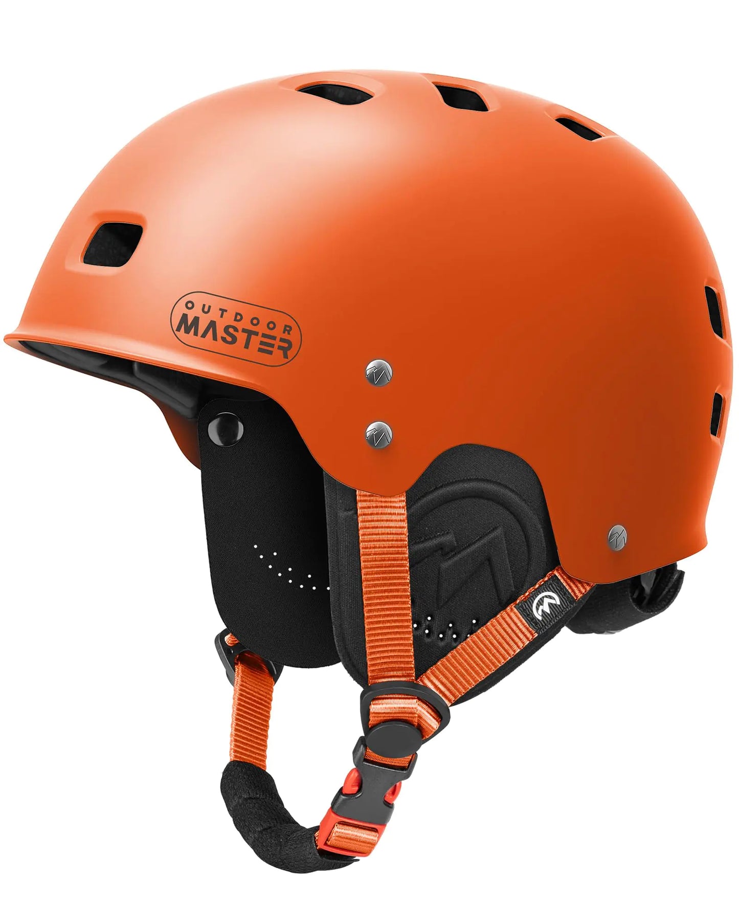 kayak helmet with ear pads, 12 ventilation vents, and adjustable fit dial