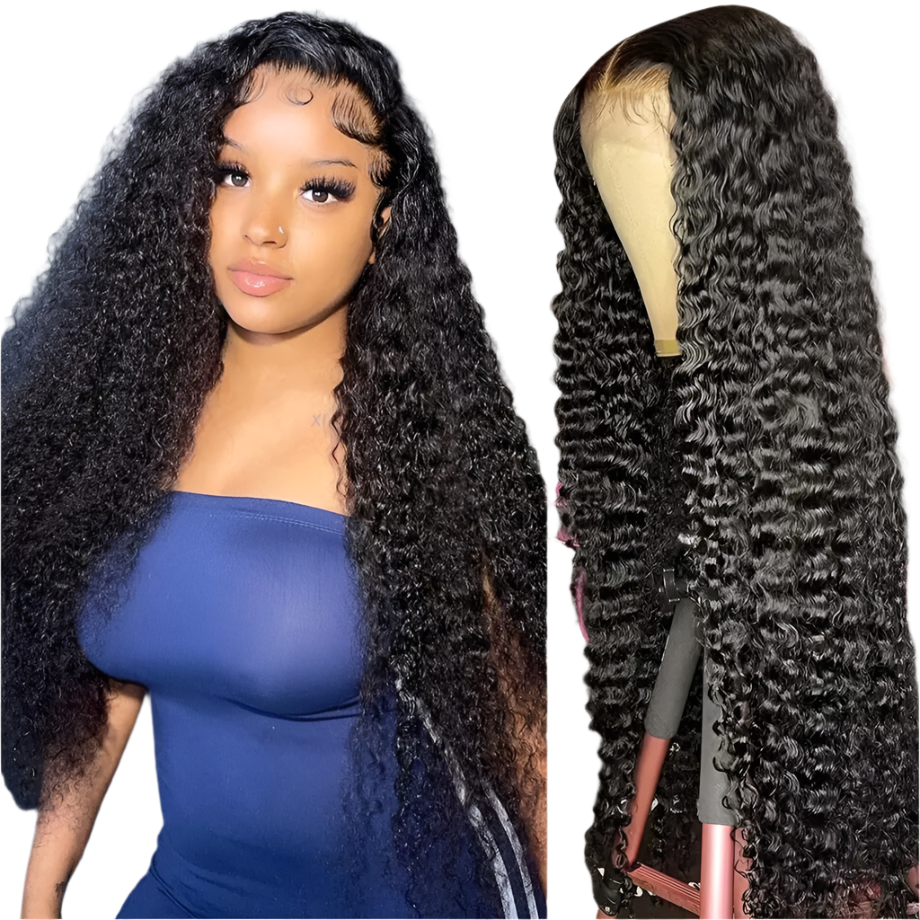 Kinky Curly Lace Front Wig - TaleezDeals