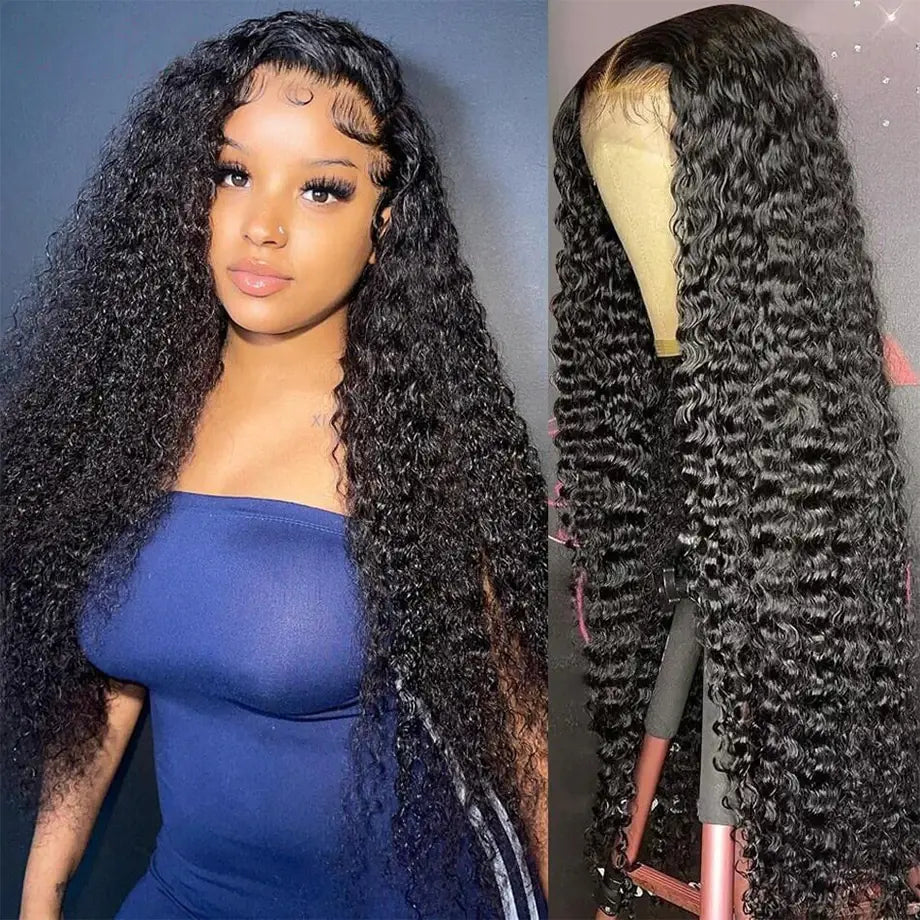 Kinky Curly Lace Front Wig - TaleezDeals