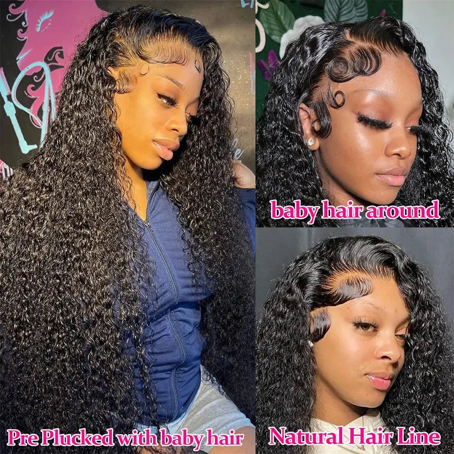 Kinky Curly Lace Front Wig - TaleezDeals