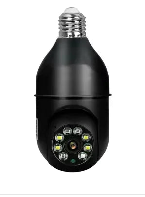 Bulb E27 Surveillance Camera Full Color Night Vision Automatic Human Tracking Zoom Indoor Security Monitor Wifi Mini IP Camera - TaleezDeals