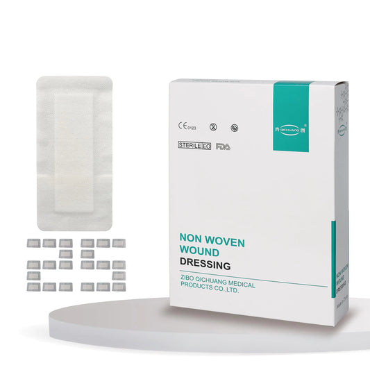 4X8 Inches Extra Large Sterile Adhesive Island Wound Dressing Bandages - Non Woven Cover Bordered Gauze Pads 25 Individually Pack High Absorbent Medical Grade - TaleezDeals