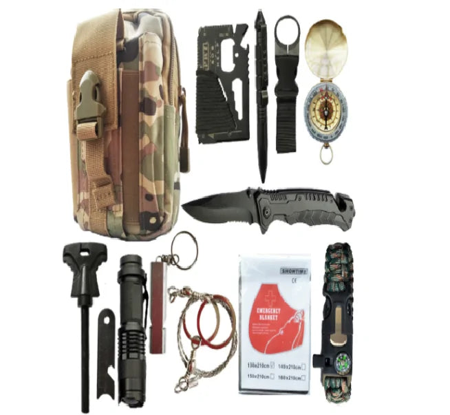 Travel Multifunctional Outdoor Survival kits - TaleezDeals
