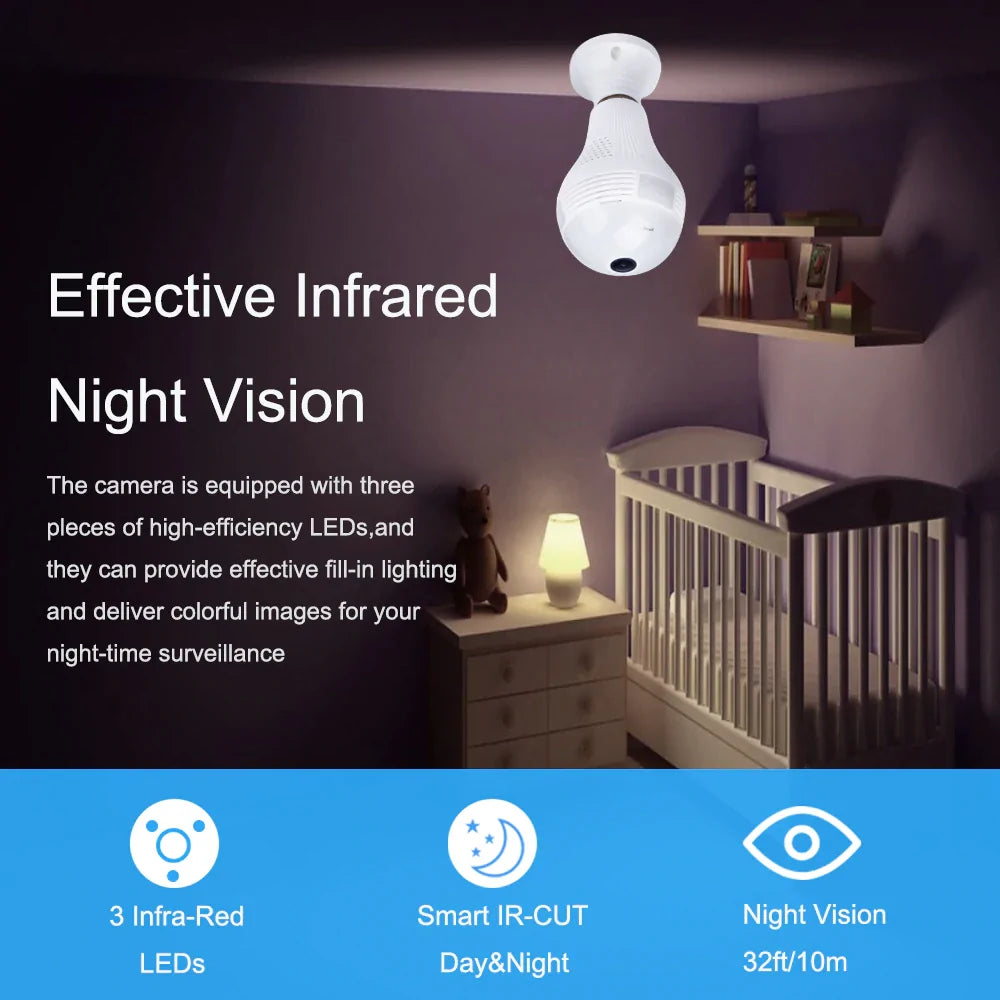 Light Bulb Shape Security Camera - TaleezDeals
