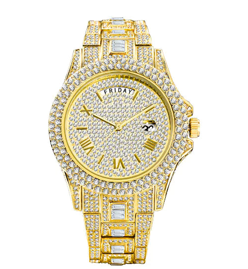 Men's Luxury Crystal Watches - TaleezDeals