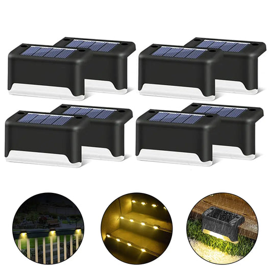 Outdoor Stair Solar Light Waterproof Garden Step Lamp - TaleezDeals