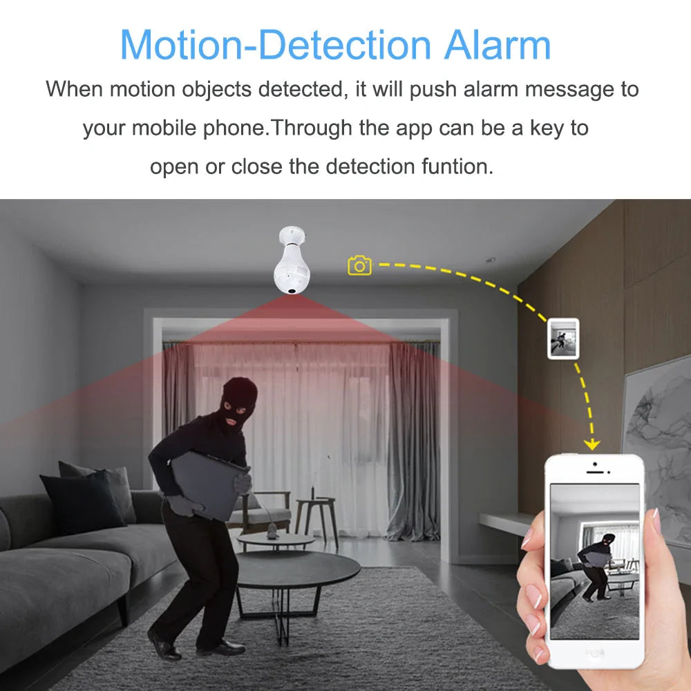 Light Bulb Shape Security Camera - TaleezDeals