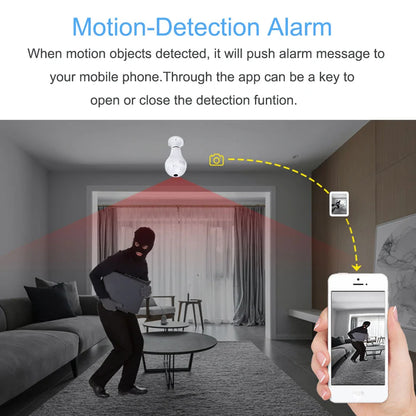Light Bulb Shape Security Camera - TaleezDeals