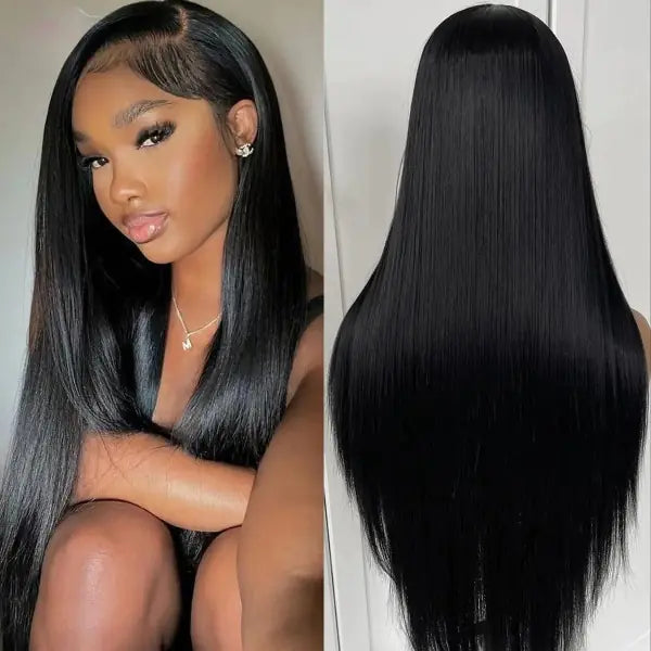 34-Inch Straight Lace Front  Wig