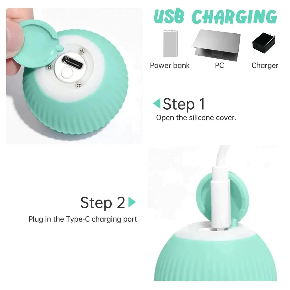 Smart Cat Toy-two-step recharging