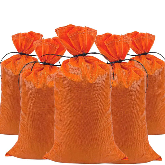 Filled heavy duty sand bag used for flood control