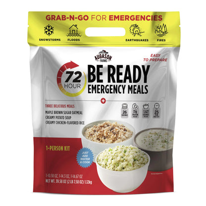 Augason Farms 72-Hour Be Ready Emergency Meal Kit White Small - TaleezDeals
