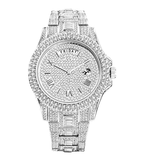 Men's Luxury Crystal Watches - TaleezDeals